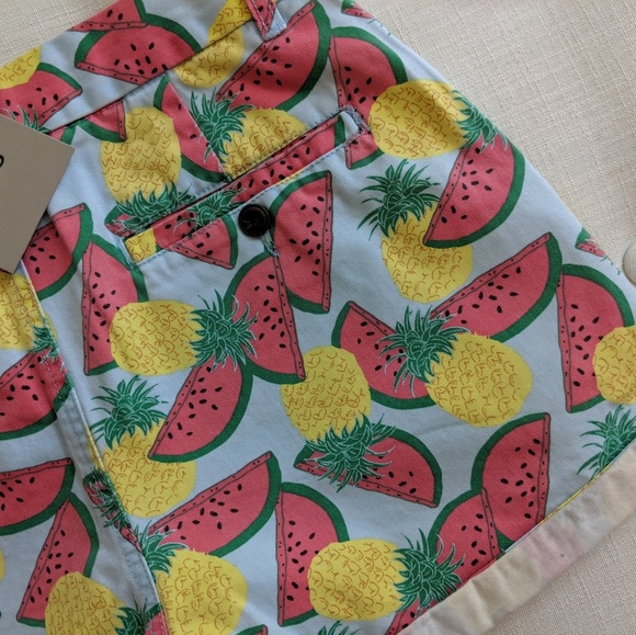 ASOS Watermelon and Pineapple Jean Shorts Size 4 - Picture 5 of 7